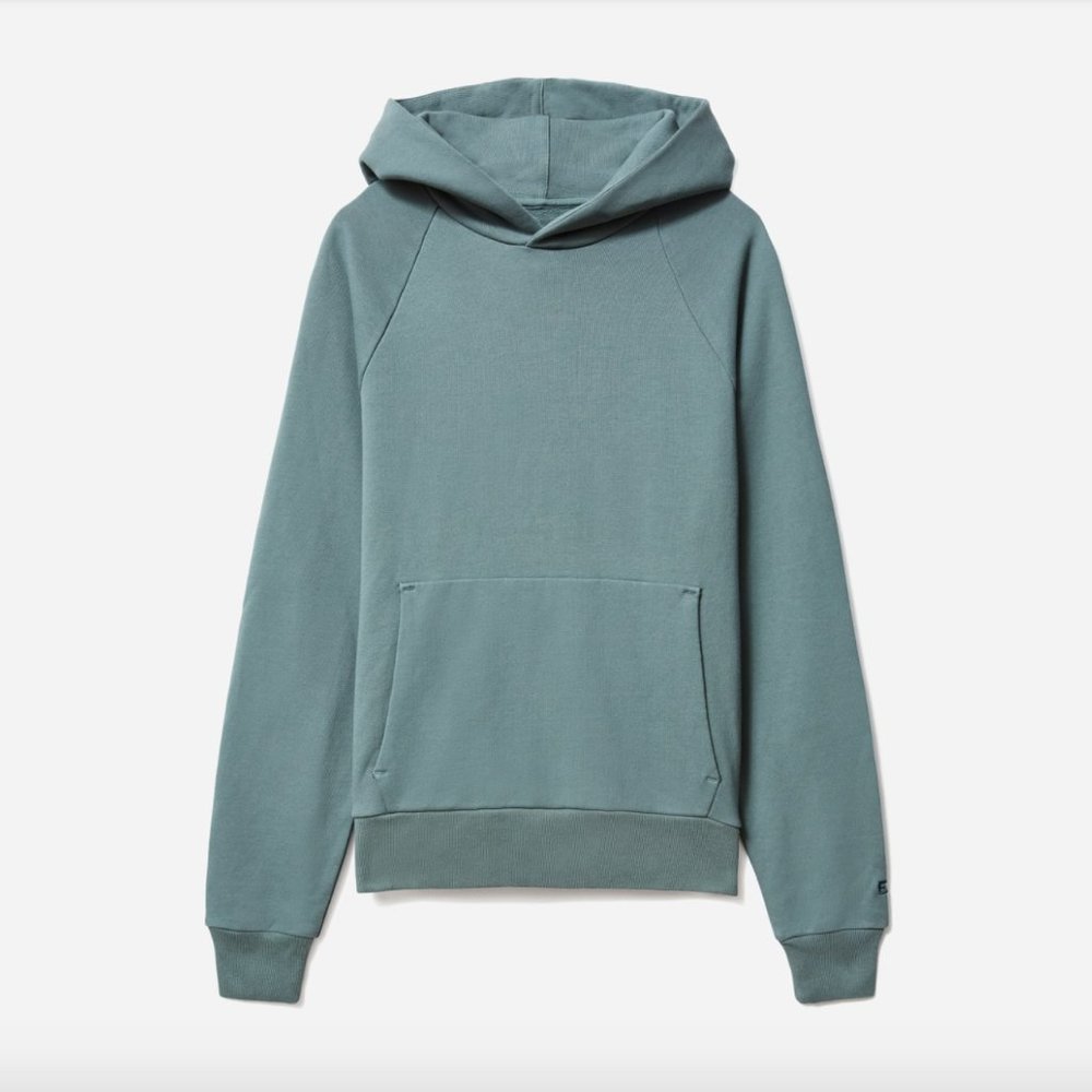 EVERLANE The Track Hoodie (S) Green Balsam NWT !!!